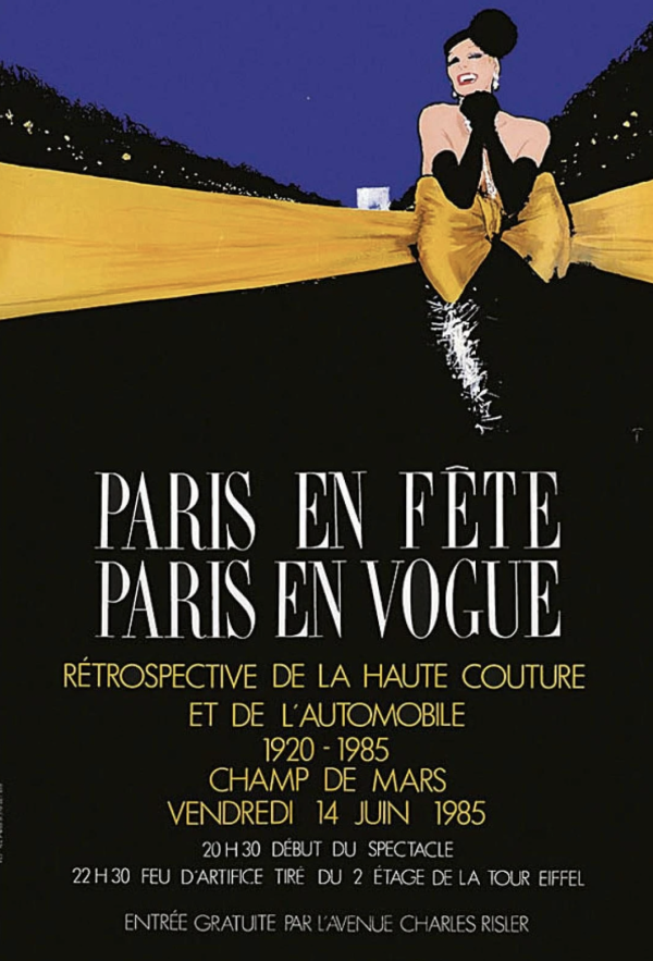Gruau Vogue Retrospective Original Vintage Poster