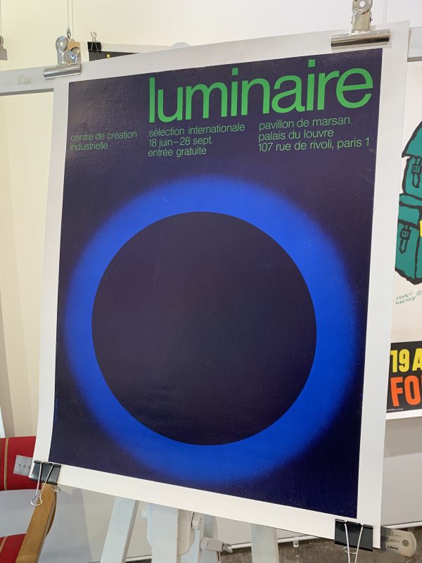 Jean Widmer 'Luminaire' Original Vintage Poster