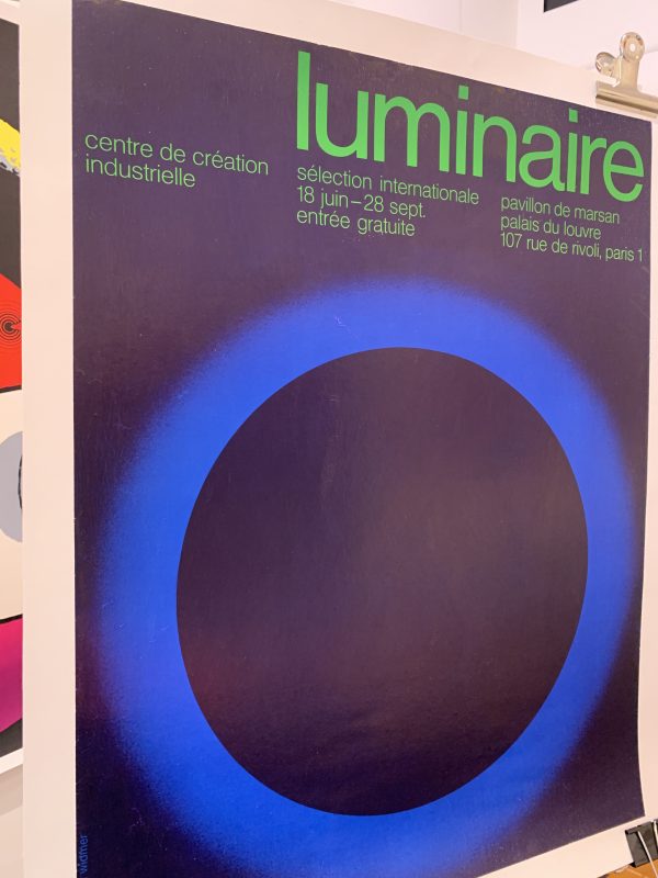Jean Widmer 'Luminaire' Original Vintage Poster