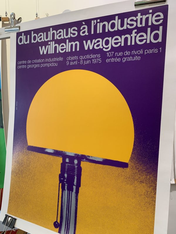 Jean Widmer 'Du Bauhaus À L'industrie' Original Vintage Poster