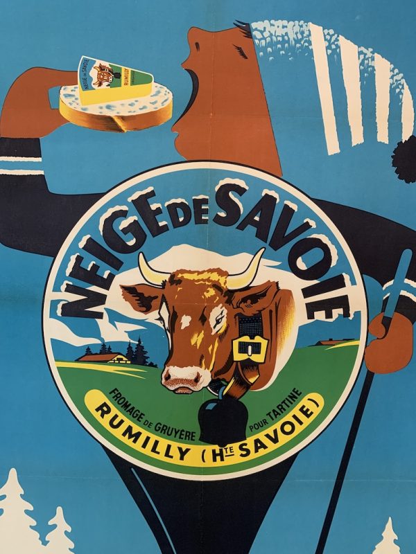 Neige de Savoie Original Vintage Poster