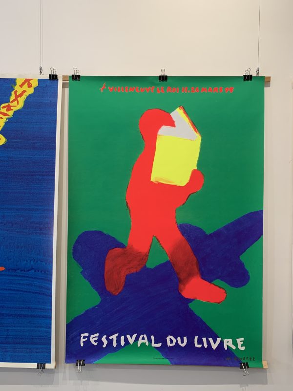 Quarez festival du Livre original vintage poster
