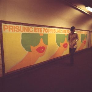 prisunic posters in metro