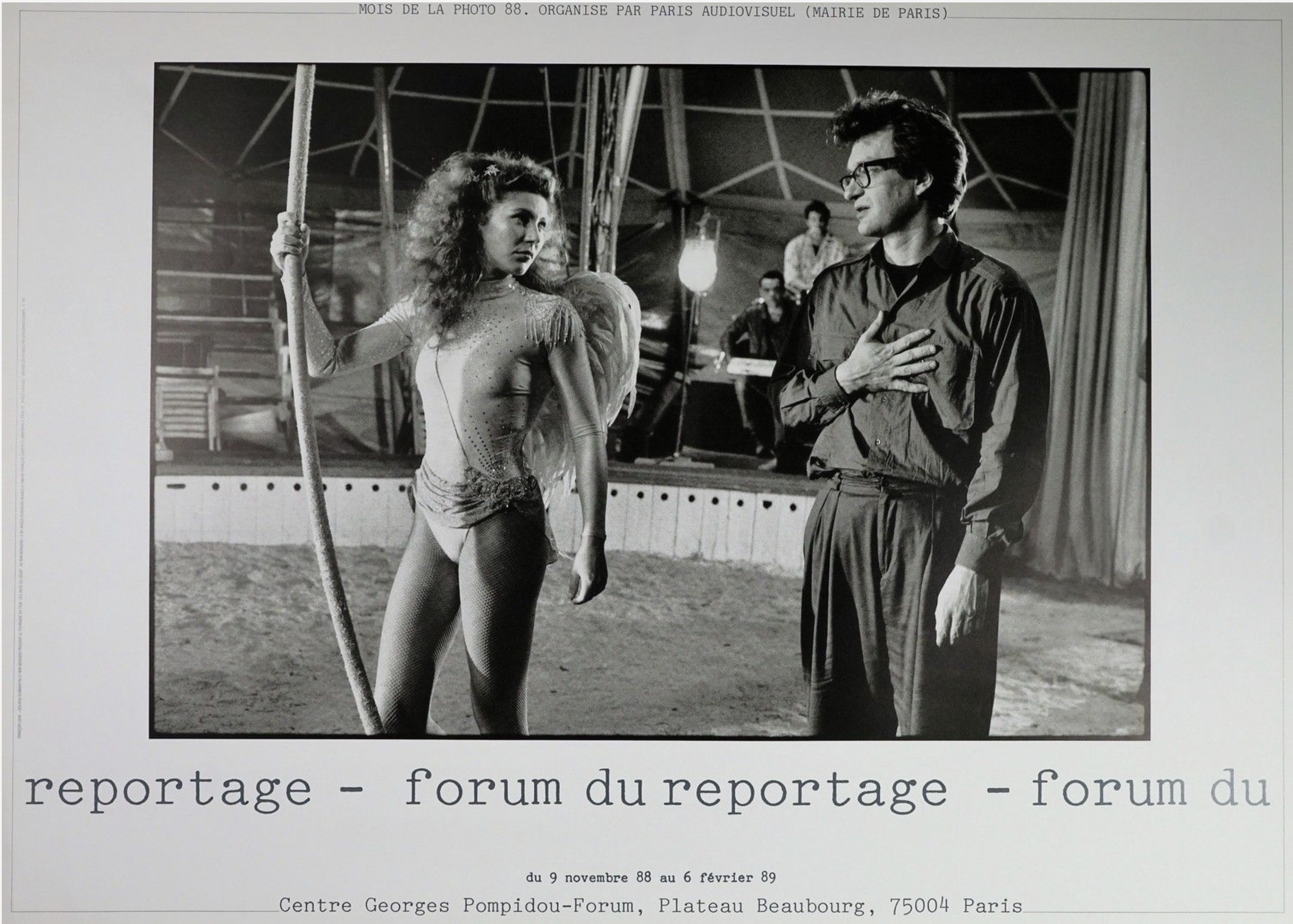 Forum de reportage Original Vintage Poster