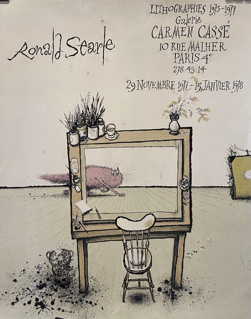 Ronald Searle Carmen Casse 1977 Original Vintage Poster