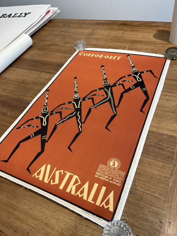Corroboree Australia Original Vintage Poster Sellheim