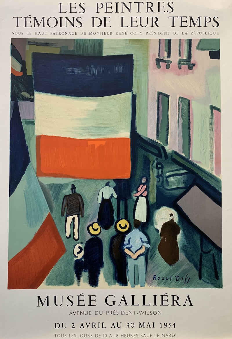 Raoul Dufy Les Peintres Original Vintage Poster