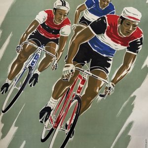 Poster Loterie Nationale Cycling Original Vintage Poster