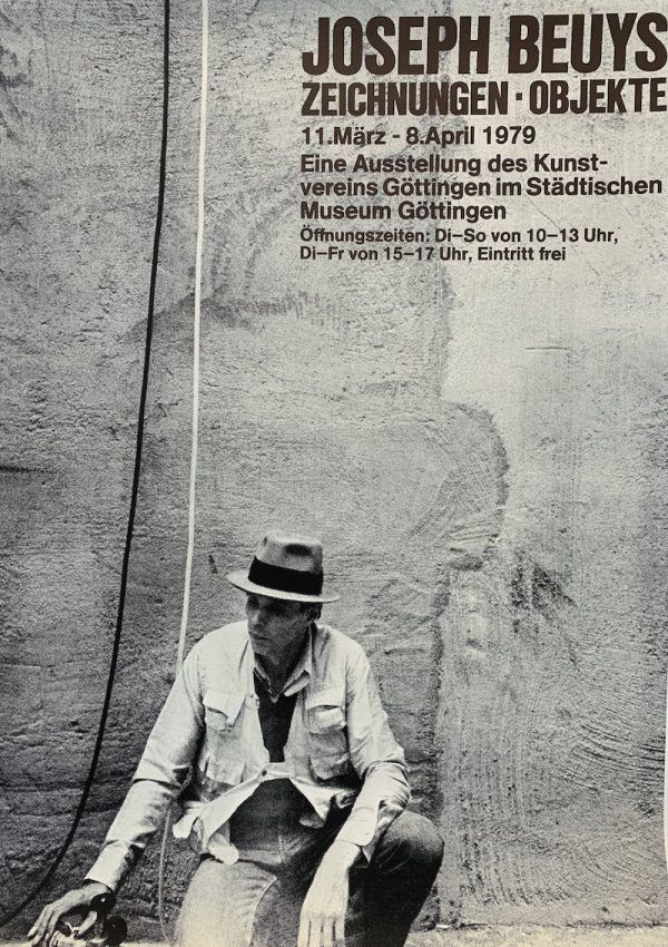 Joseph Beuys 1979 Original Vintage Poster