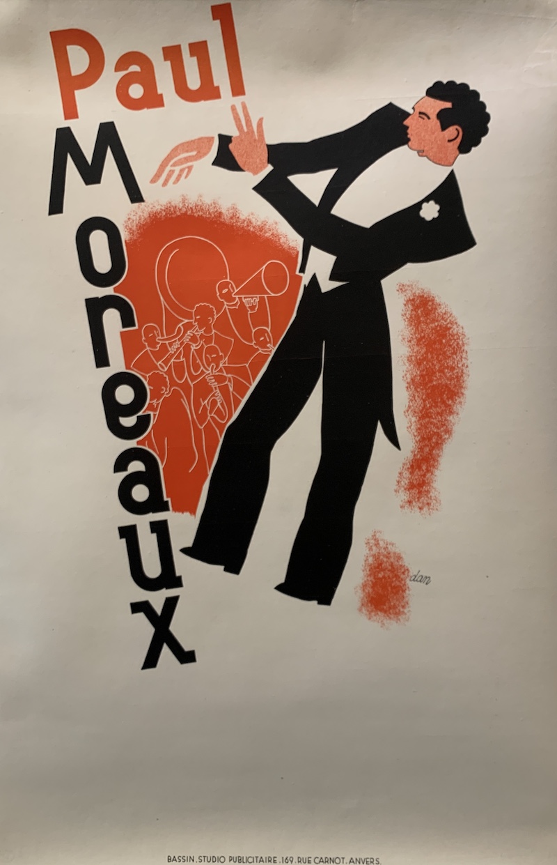 Paul MOREAUX Original Vintage Poster PAUL MOREAUX