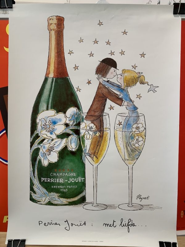 Champagne Perrier-Jouet Original Vintage Poster