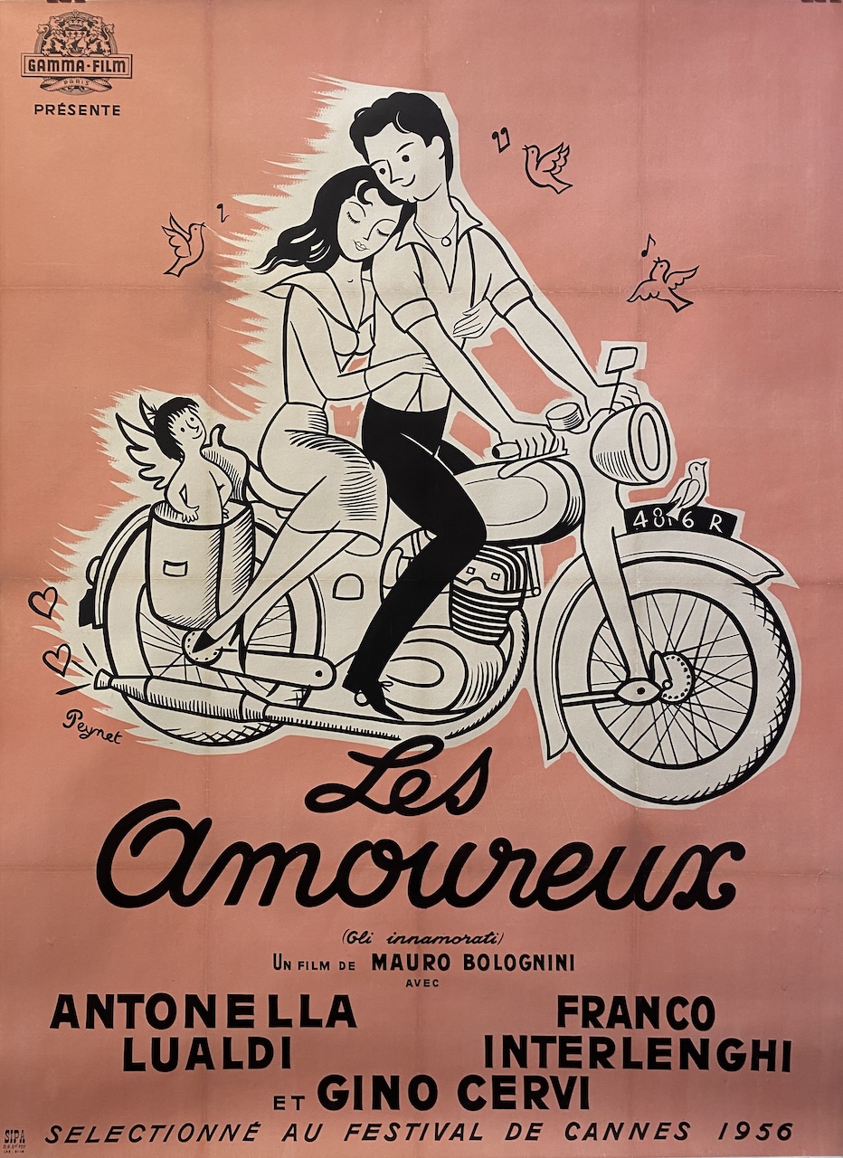 Les Amoureux by Peynet Original Vintage Poster