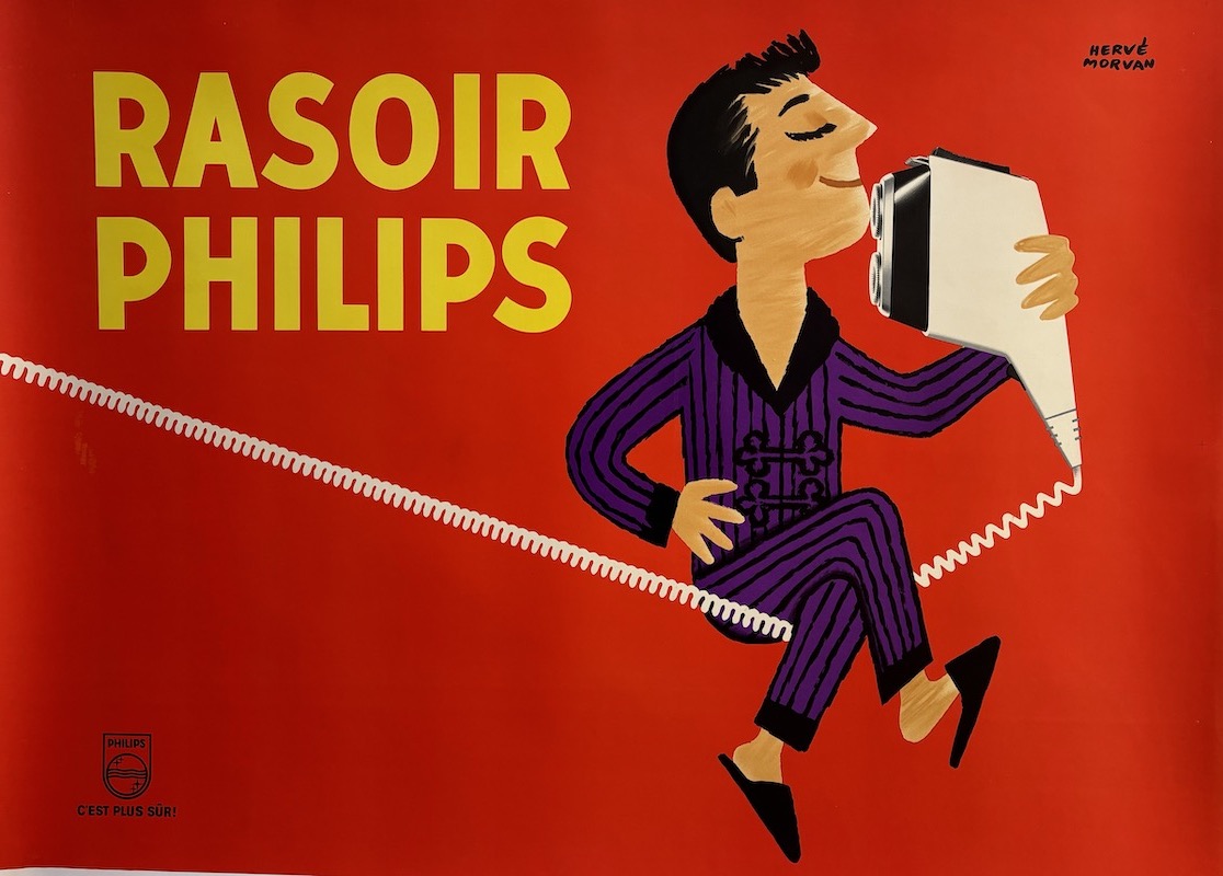 RASOIR PHILIPS H. Morvan Original Vintage Poster