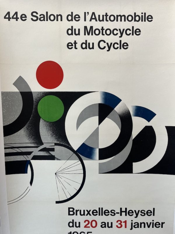 Salon de l'Automobile du Motocycle et du Cycle Original Vintage Poster