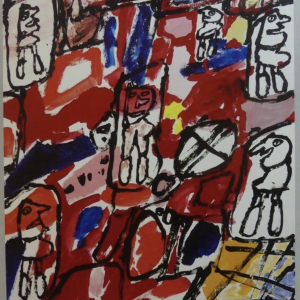 Jean DUBUFFET. May-July 1991 Original Vintage Poster