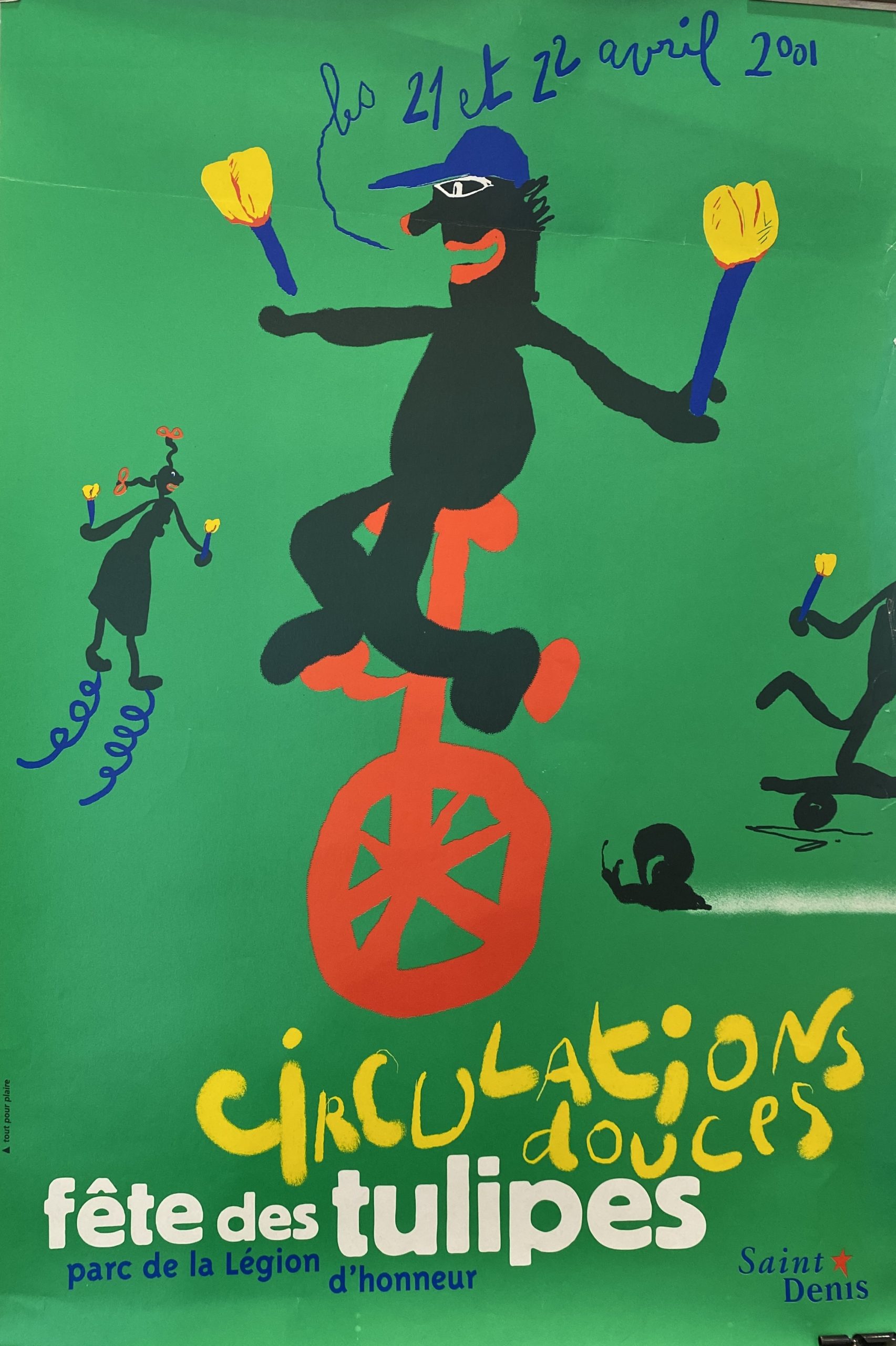 Quarez Circulations Douces Quarez Original Vintage Poster