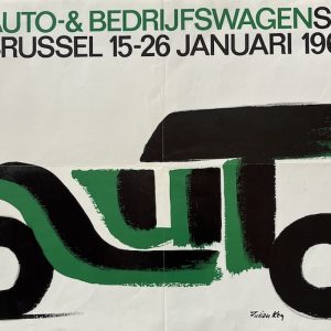 Auto - & Bedrijfswagen Salon Original Vintage Poster