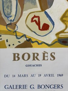 Bores Original Vintage Exhibition Poster