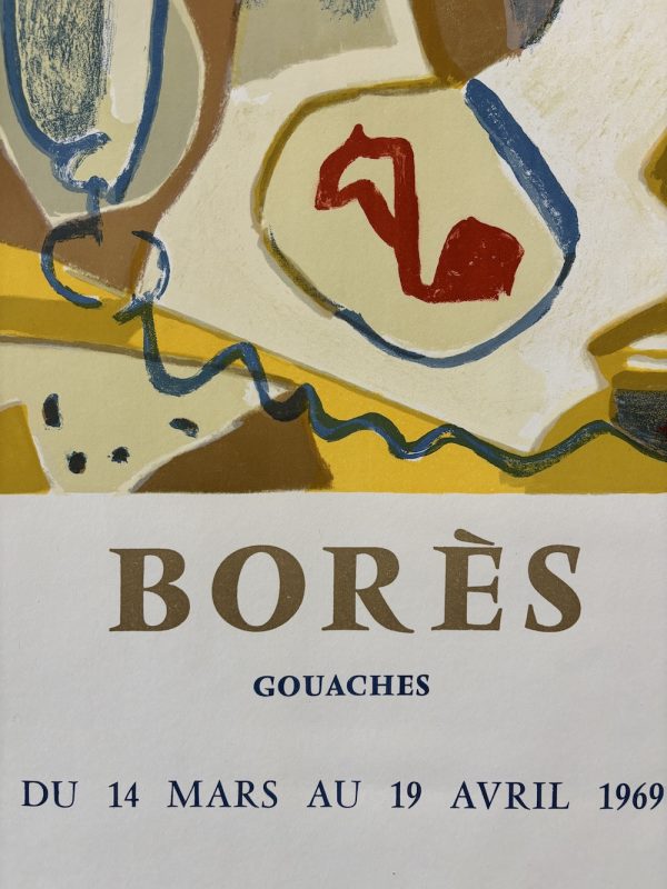 Francisco Bores Original Vintage Exhibition Poster