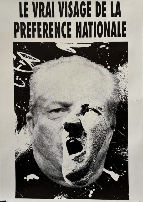 La vrai visage de la preference nationale Original Vintage Poster