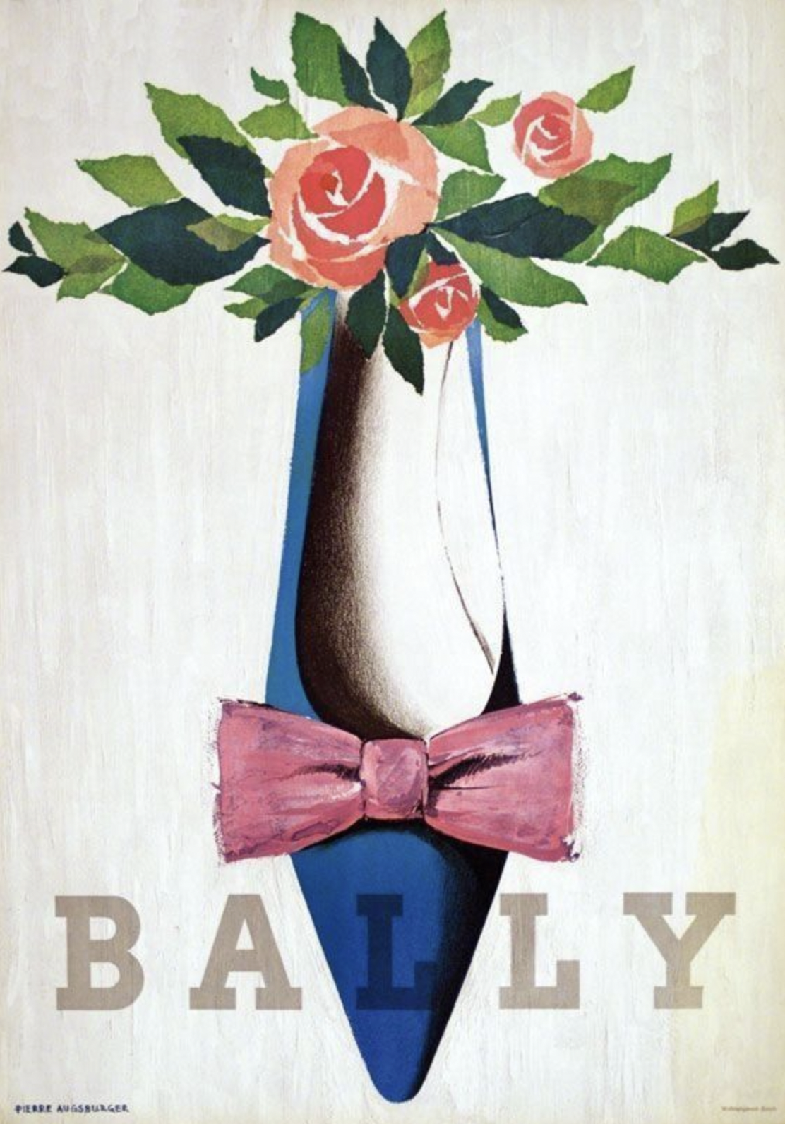 Bally Pierre Augsburger 1961 Original Vintage Poster
