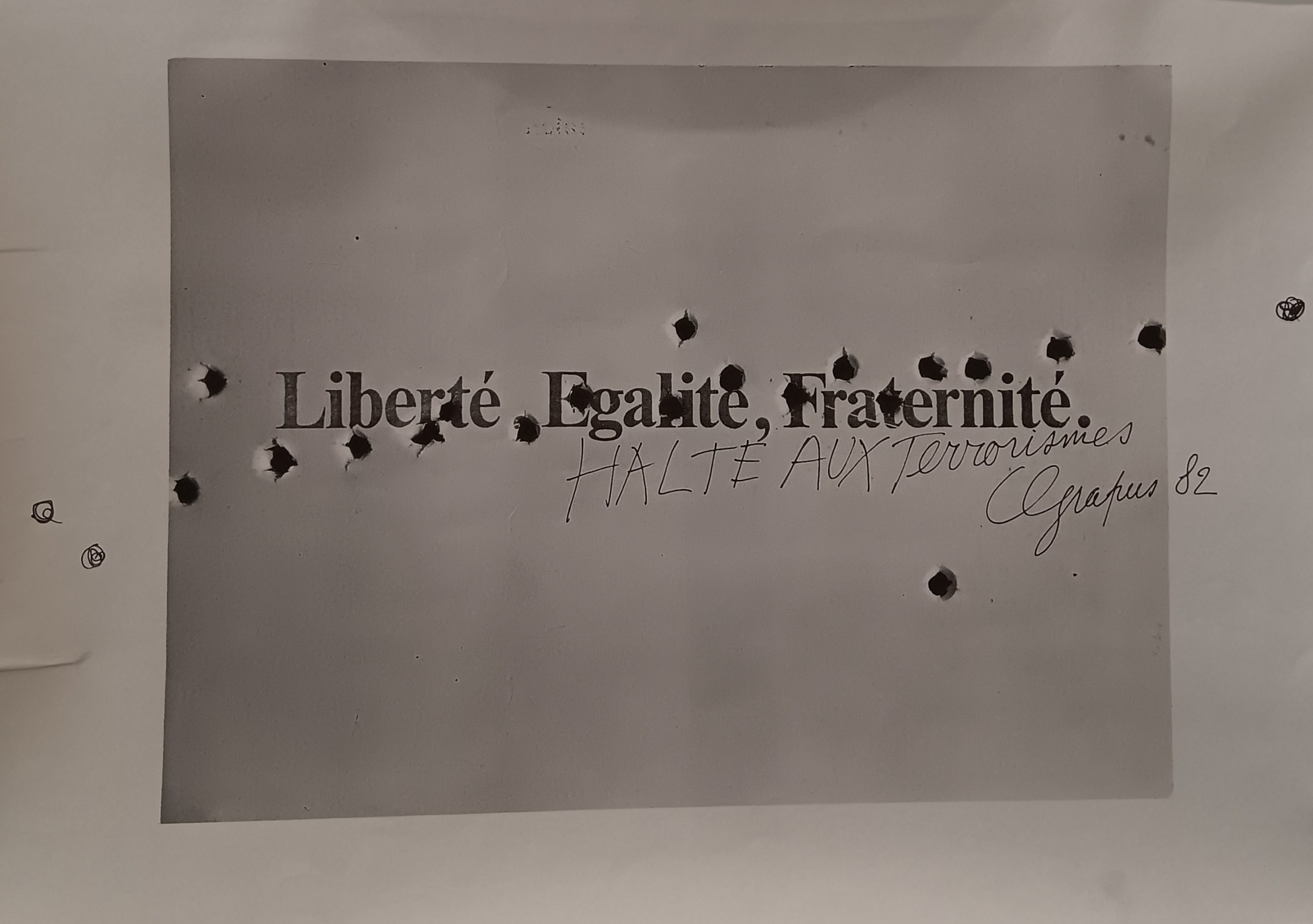 Liberte Egalite Fraternite Original Vintage Poster