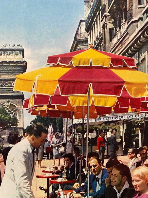 PARIS LES CHAMPS-ÉLYSEES Original Vintage Poster Letitia Morris Gallery