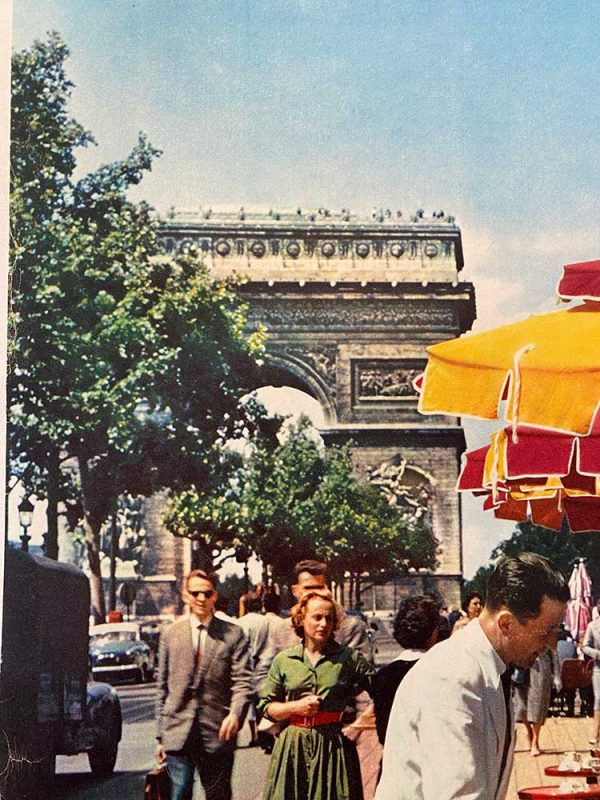 PARIS LES CHAMPS-ÉLYSEES Original Vintage Poster Letitia Morris Gallery