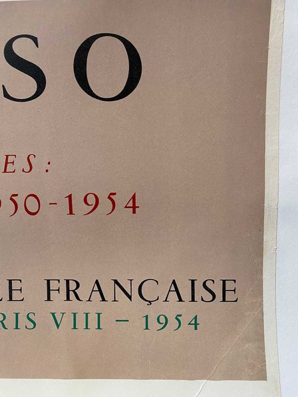 Picasso MAISON DE LA PENSÉE FRANÇAISE Original Vintage Poster