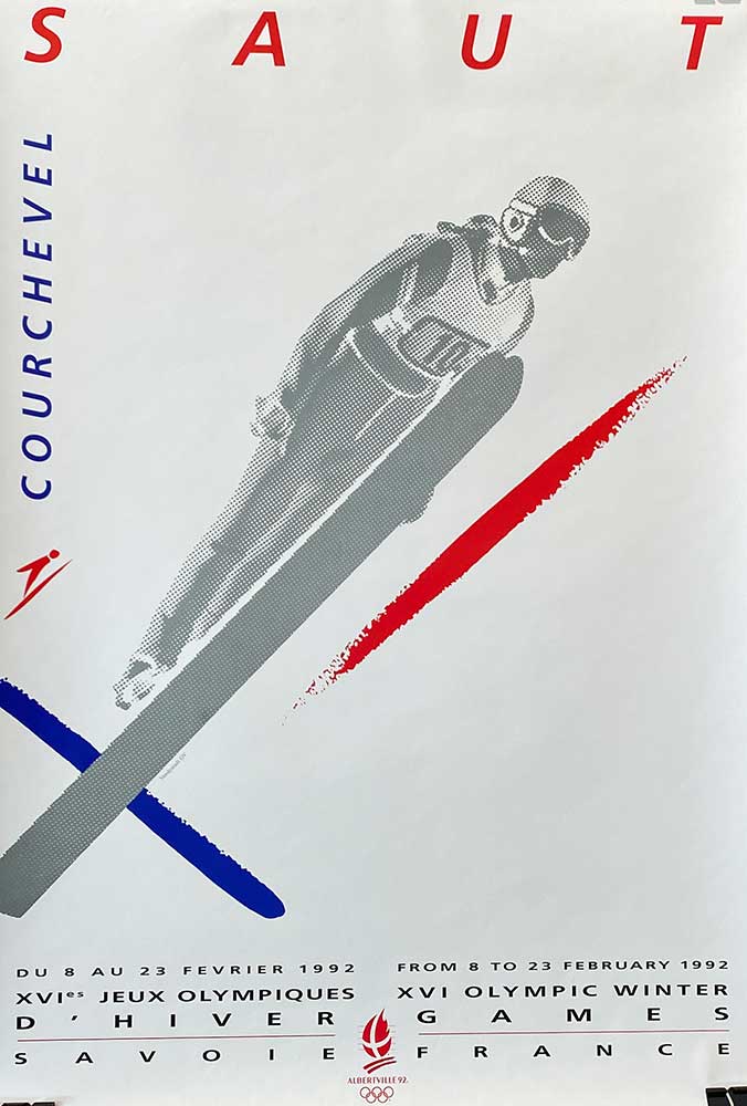 SAUT Winter Olympic Games Original Vintage Poster