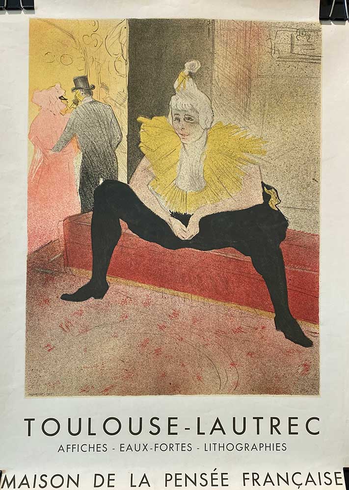 TOULOUSE-LAUTREC VAN DONGEN Original Vintage Poster