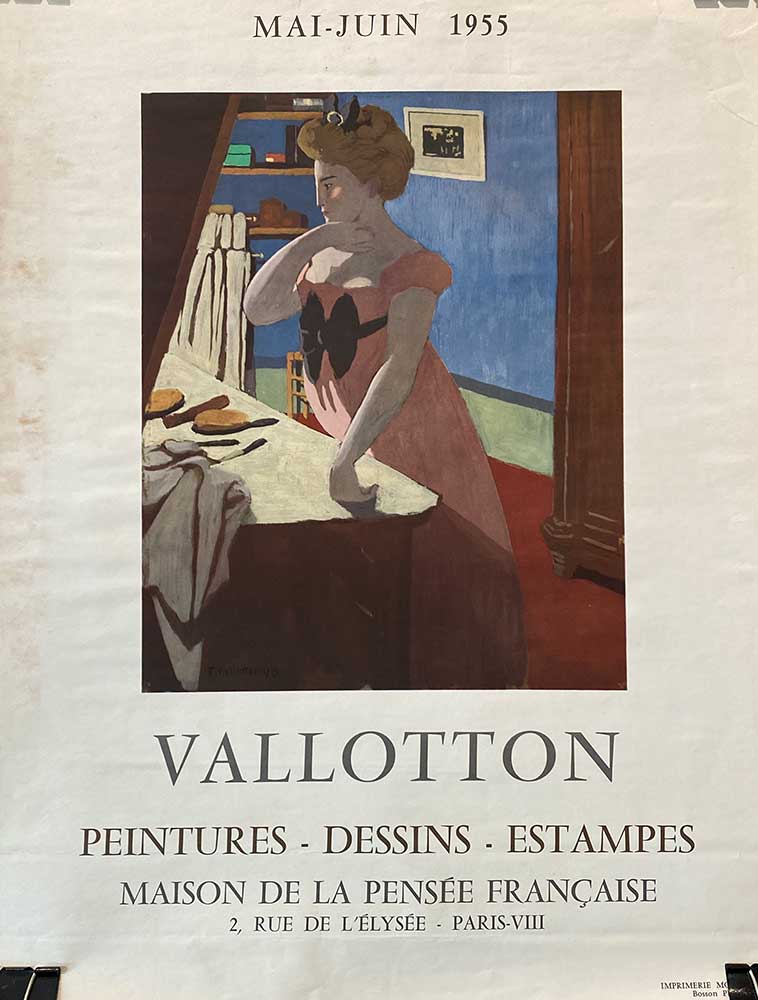 FÉLIX VALLOTTON Original Vintage Poster Letitia Morris Gallery