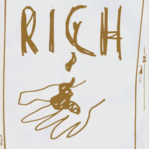 l'Homme et du Citoyen Rich & Poor Original Vintage Poster