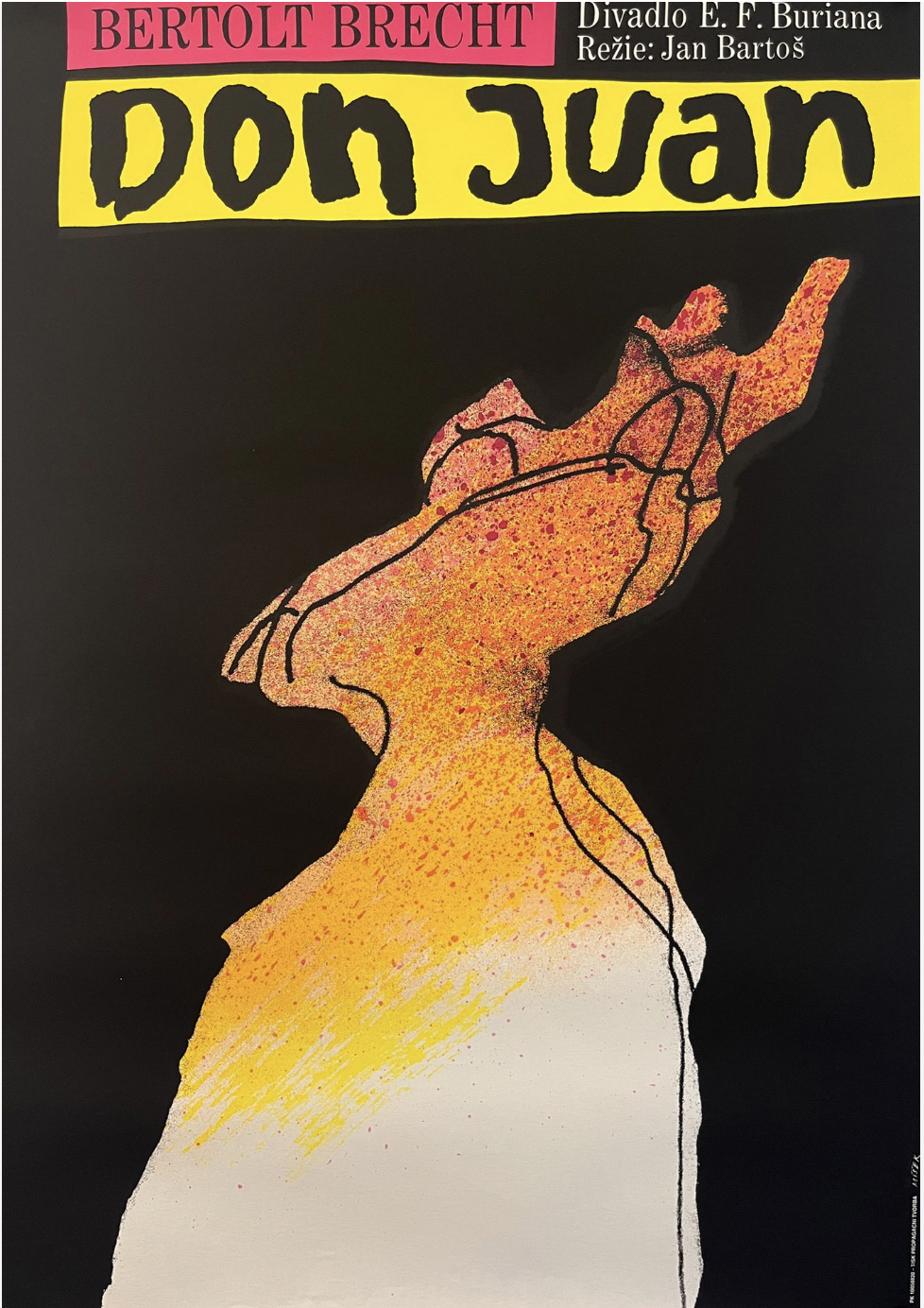 Don Juan Bertold Brecht Original Vintage Poster
