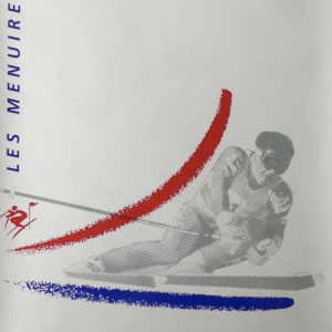 SLALOM HOMMES Winter Olympics Games Original Vintage Poster