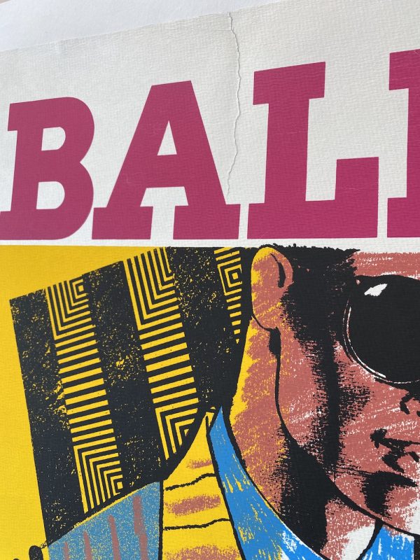 Bally Man 1980's Original Vintage Poster Letitia Morris Gallery
