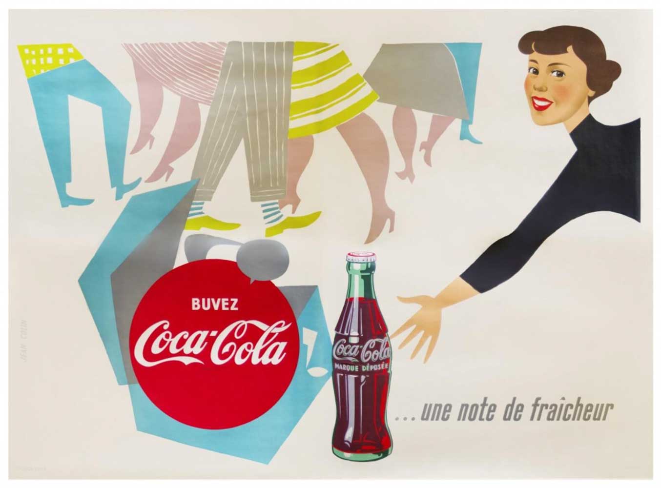 Coca-Cola Jean Colin Original Vintage Poster