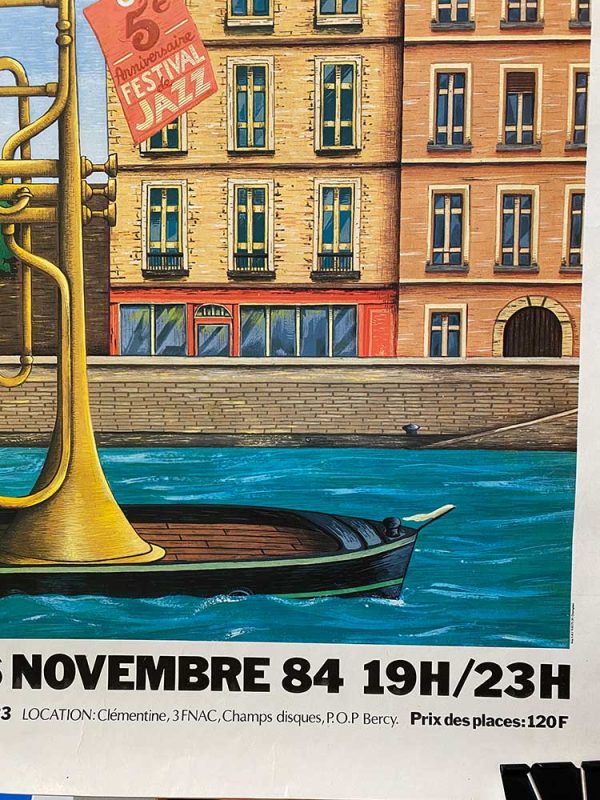 Bercy Jazz Non Stop Original Vintage Poster