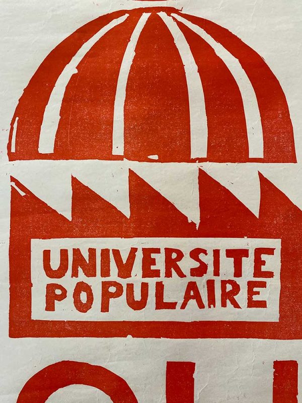 Universite Populaire OUI Original Vintage Poster