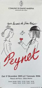 Peynet Comune di Diano Marina Original Vintage Poster