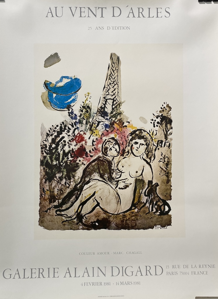 Chagall Galerie Alain Digard Original Vintage Poster