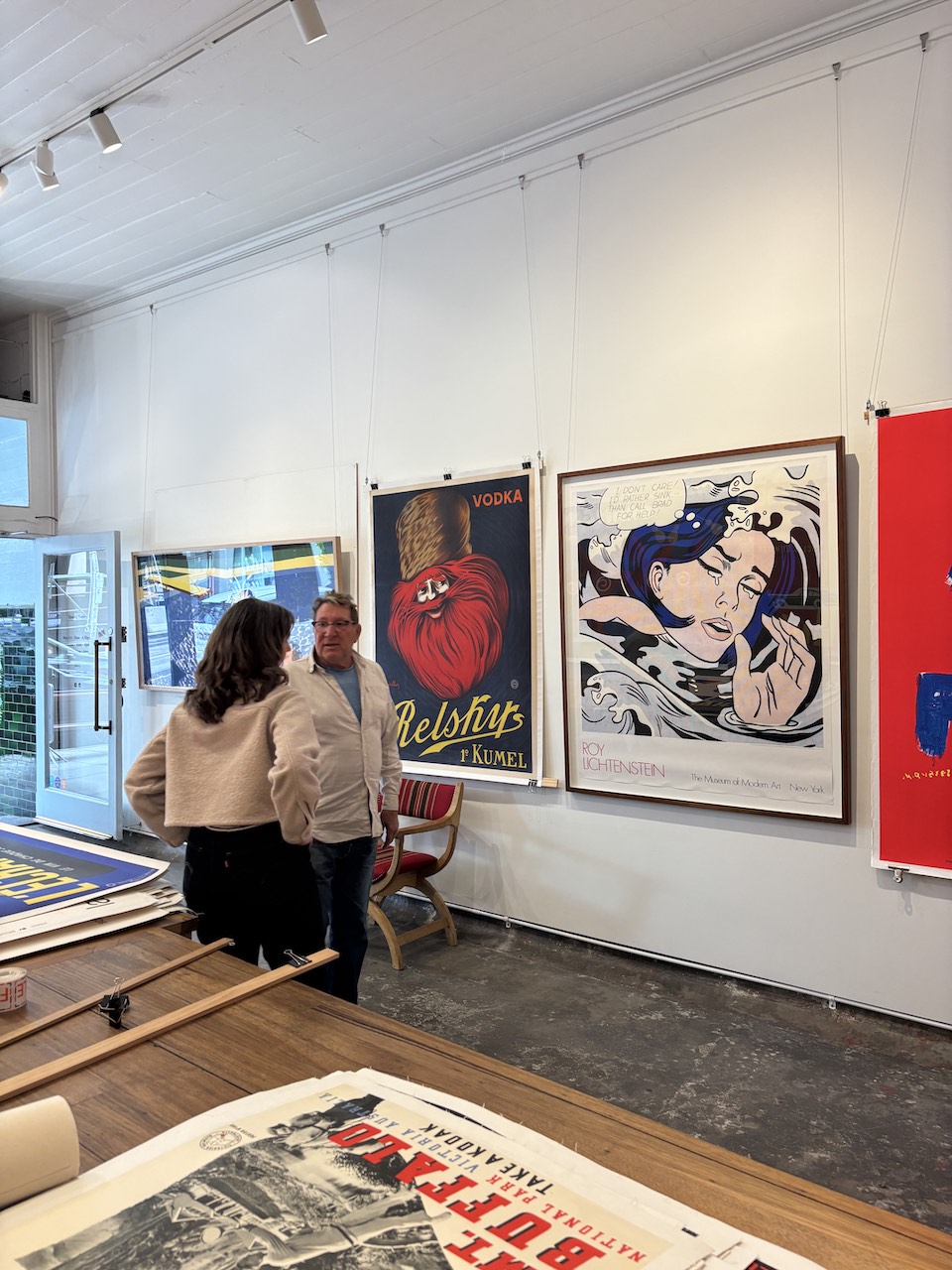 Lichtenstein Moma 1989 Exhibition ‘I’d rather drown’