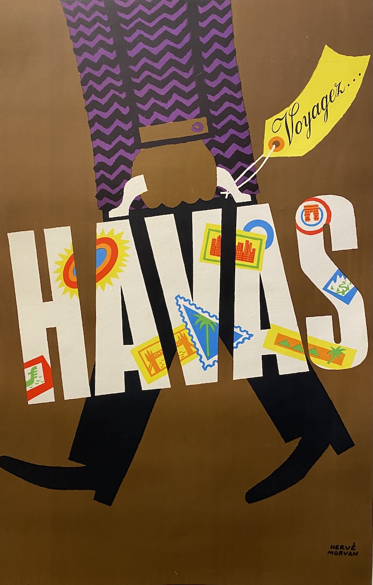 VOYAGEZ…HAVAS Original Vintage Poster