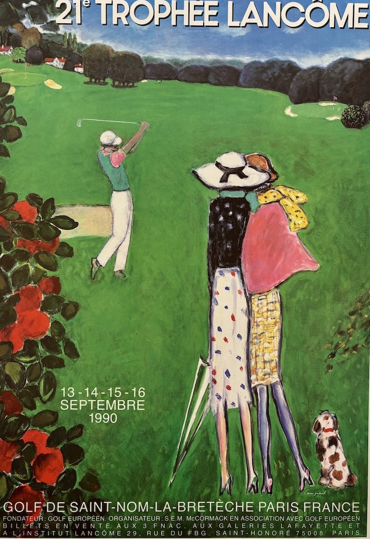 21 Trophee Lancome Original Vintage Poster