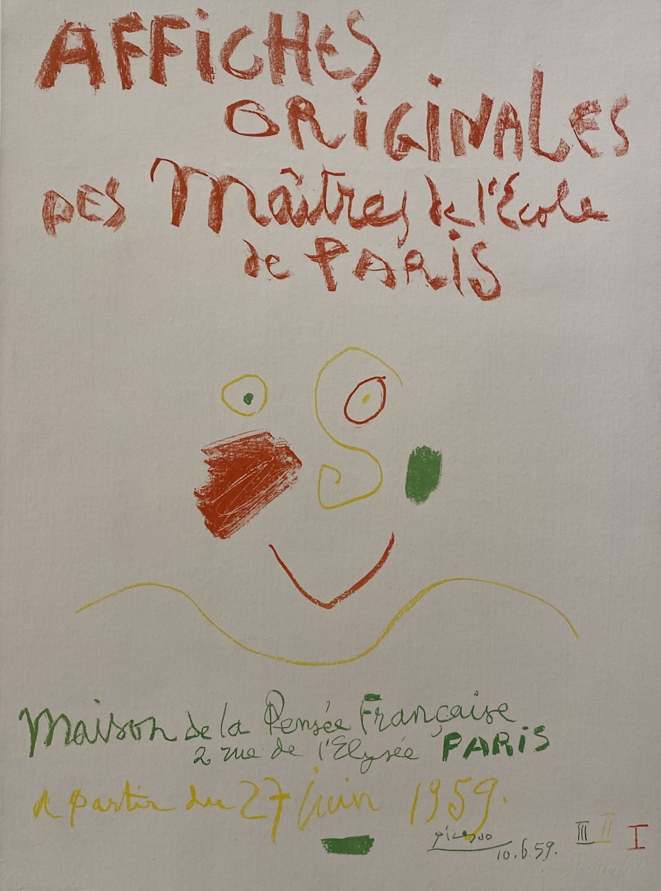 Affiches Originales Picasso Original Vintage Poster