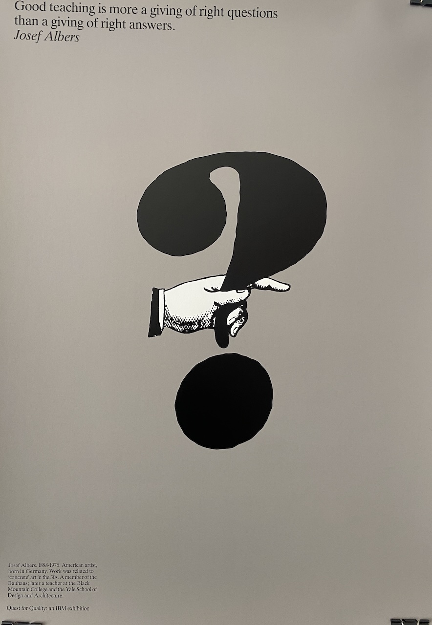 Josef Albers Quest for Quality: an IBM exhibition