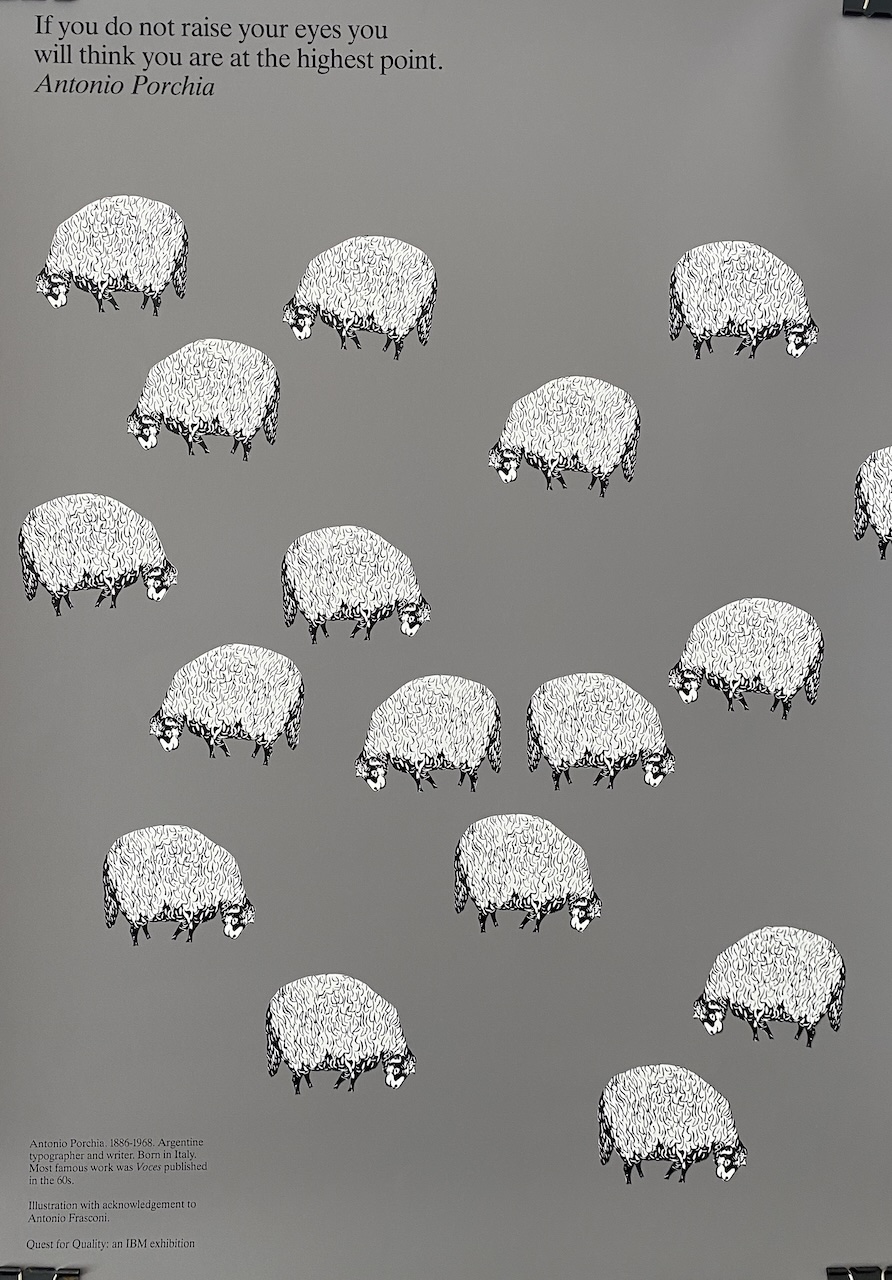 Antonio Porchia Quest for Quality: an IBM exhibition