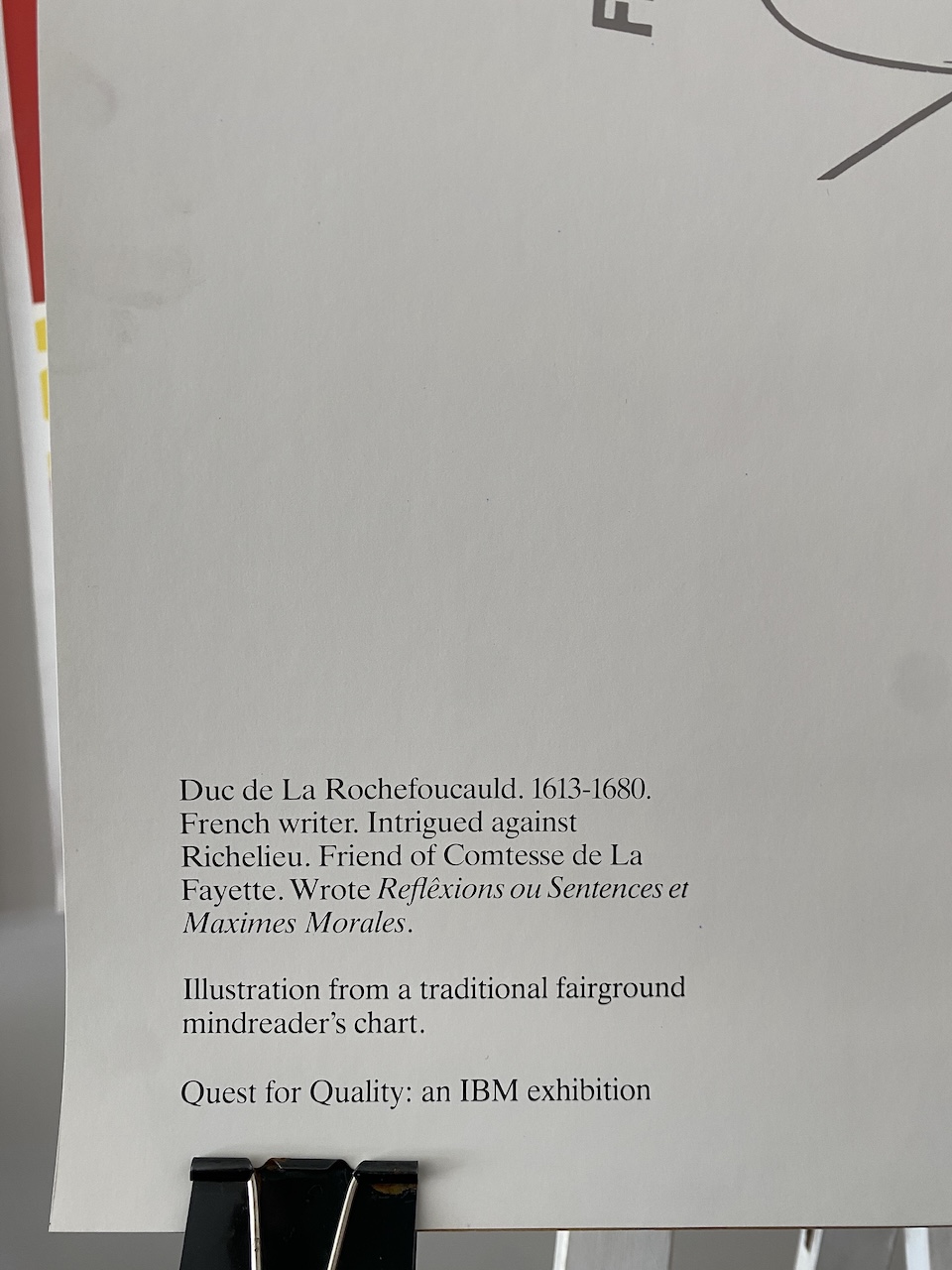 Rochefoucauld Quest for Quality: an IBM exhibition - Alan Fletcher