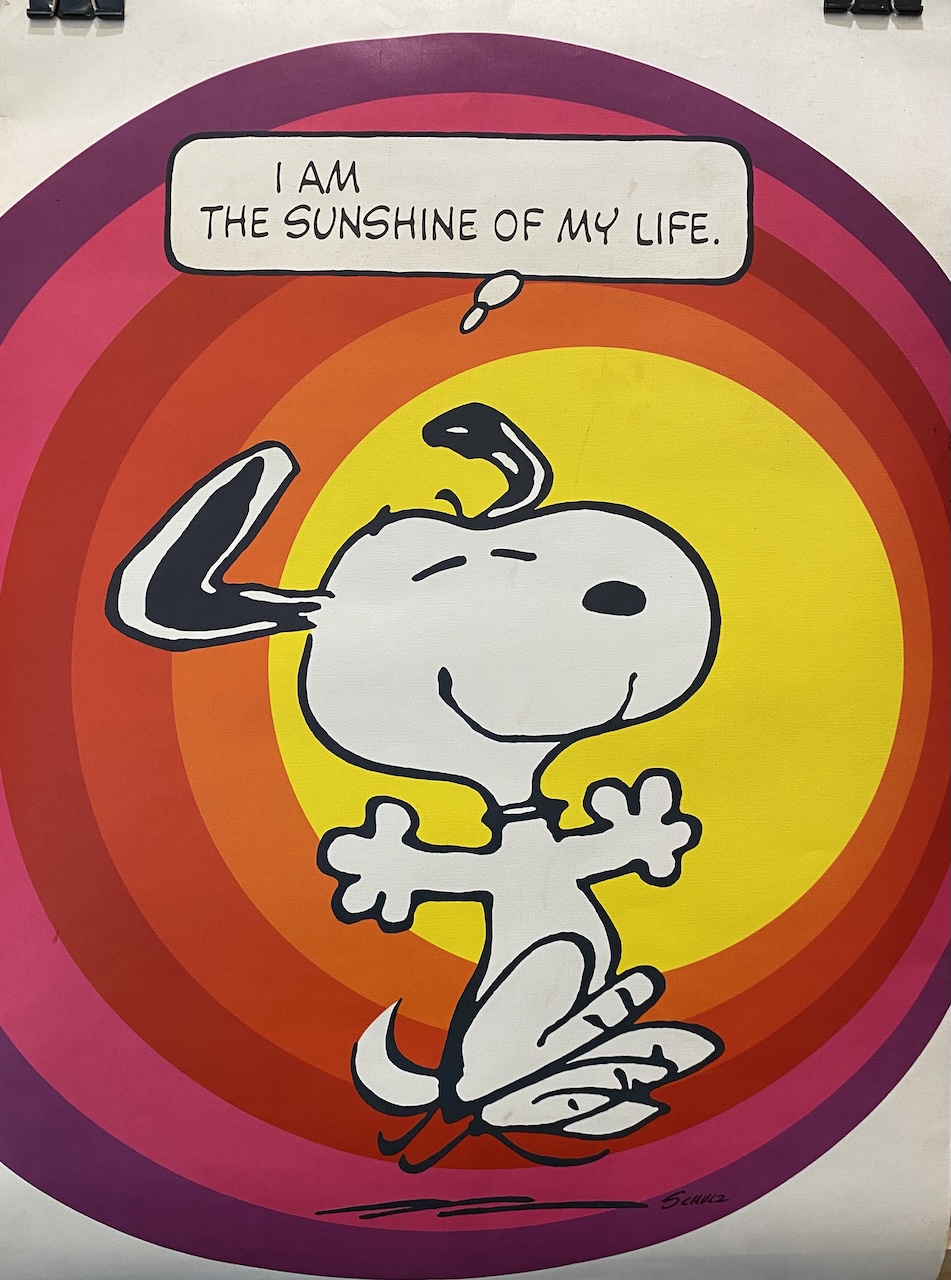 Snoopy You are the Sunshine of my Life Original Vintage Poster
