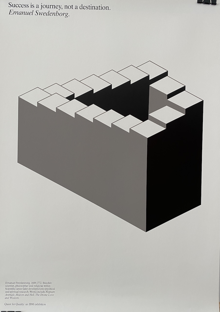 Emanuel Swedenborg Quest for Quality: an IBM exhibition - Alan Fletcher
